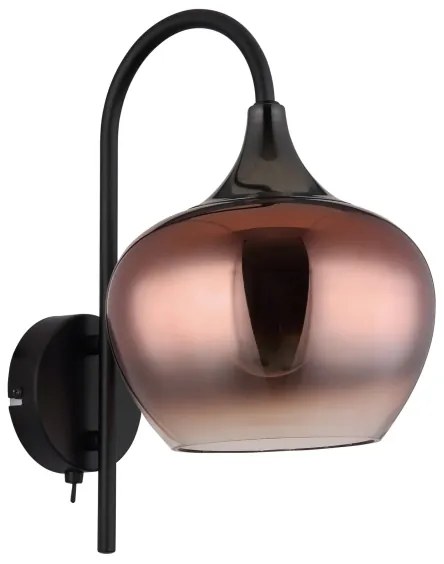 Globo 15548WG - Nástenná lampa MAXY 1xE27/40W/230V medená