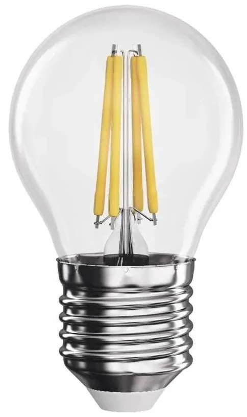 Emos LED žiarovka Filament Mini Globe / E27 / 6 W (60 W) / 810 lm / neutrálna biela