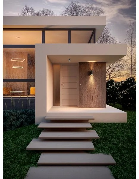 Redo 90519 - Vonkajšie stropné svietidlo CARGO 1xGU10/28W/230V IP54 antracit