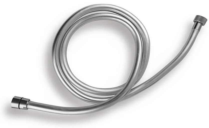 Sprchová hadice plastová, 150cm STRIEBORNÁ/151.0