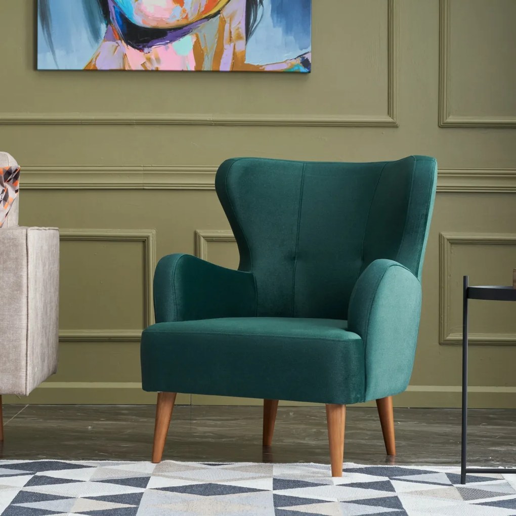 Kreslo Karina Petrol Green