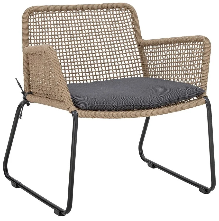 Sivo-béžové záhradné kreslo Mundo – Bloomingville