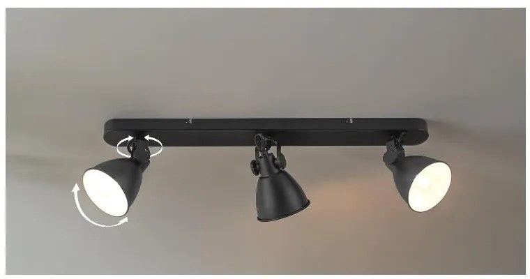 Livarno home Stropné LED svietidlo (stropné lištové svietidlo, čierna)  (100383218)