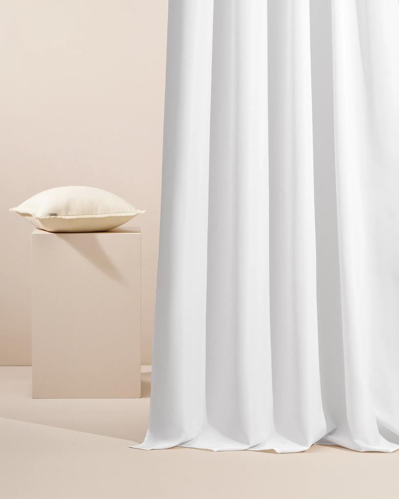 Room99 Záves na terasu AURA na krúžkoch Farba: Bielosivá/Strieborná, Veľkosť: 140 x 230 cm