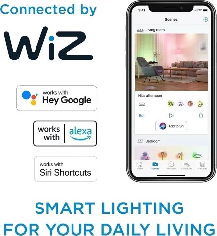 SADA 3x stmievateľných RGB LED žiaroviek Philips SMART A60 E27/8,8W/230V 2200-6500K