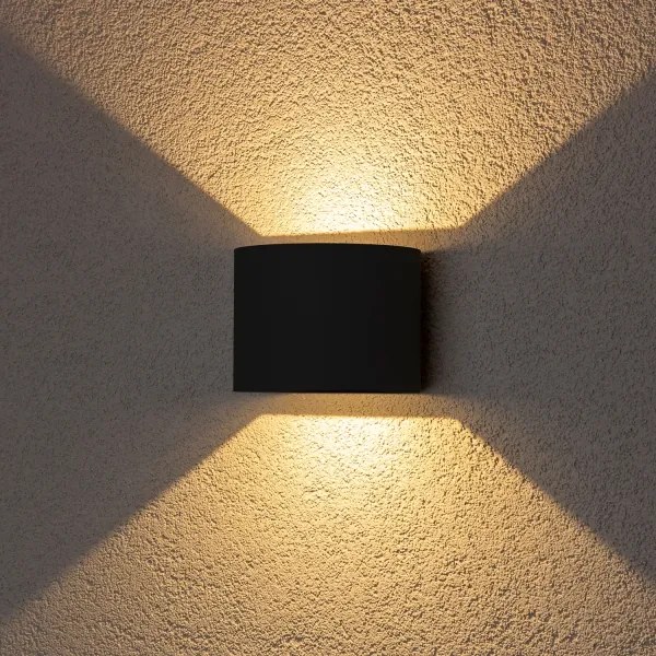 Brilagi - LED Vonkajšie nástenné svietidlo RONDO LED/6W/230V IP54