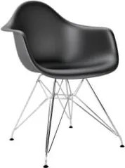 Designová židle DAR, černá (Chrom) S40780 CULTY +