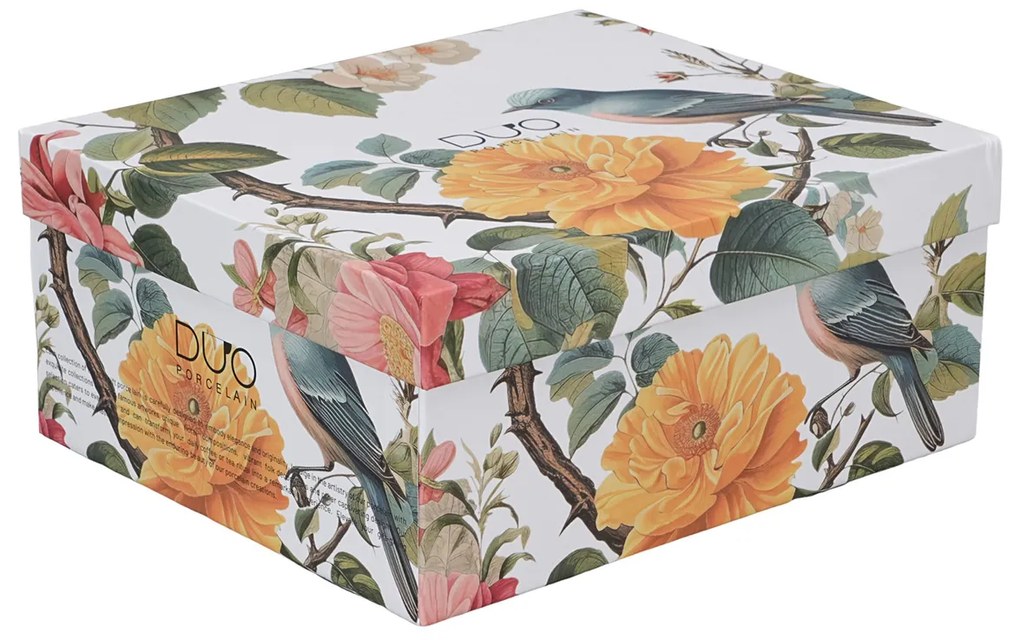 Porcelánová šálka s podšálkou April 270 ml sada 2ks