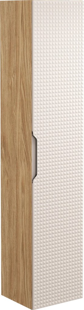 Comad Doplnková kúpeľňová skrinka vysoká Luxor Beige 35 olejovaný dub/béžová