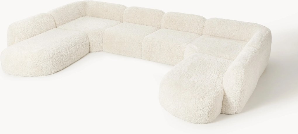 Modulárna plyšová XL pohovka Wolke