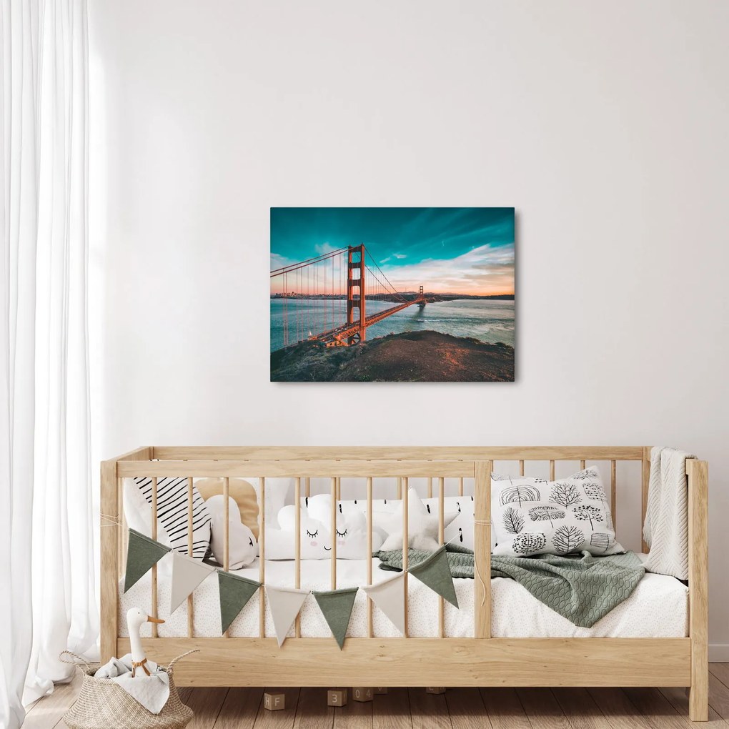 Obraz- Golden Gate, San Francisco (70x50 cm)