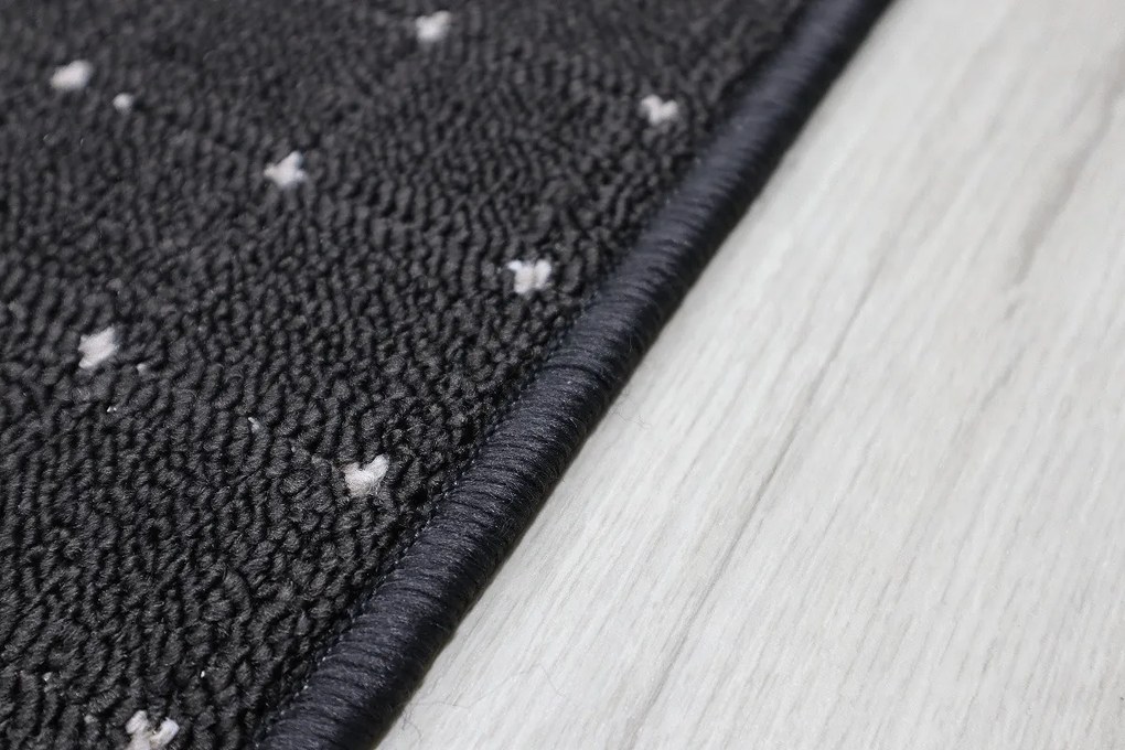Condor Carpets Behúň na mieru Udinese antracit - šíre 40 cm