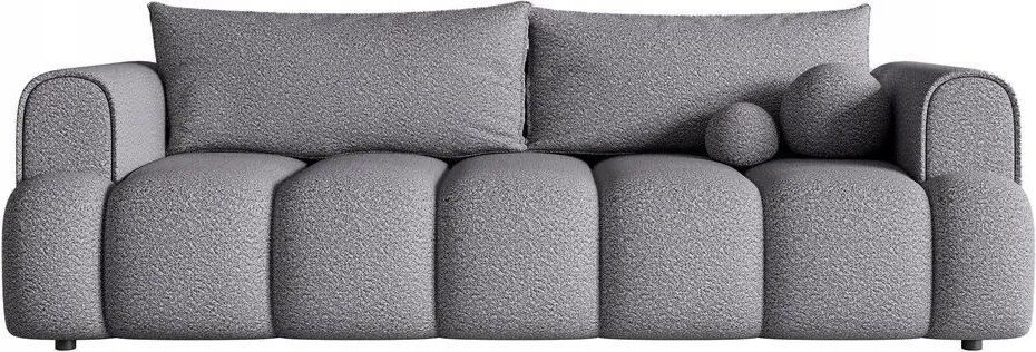 Pohovka trojsedačka Didier (sivá čierna)