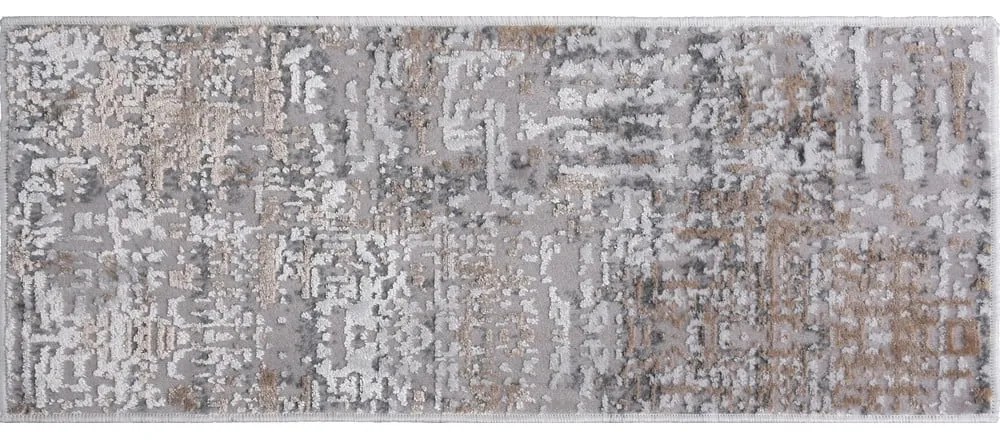 Sivo-béžové bavlnené nášľapy na schody v súprave 16 ks 25x65 cm Milano Bej – Vitaus