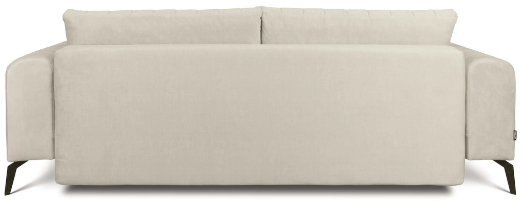 Rozkladacia pohovka Luzano - krémový velúr Vogue 1