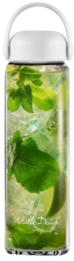 Biela sklenená fľaša 540 ml Fuori – Vialli Design