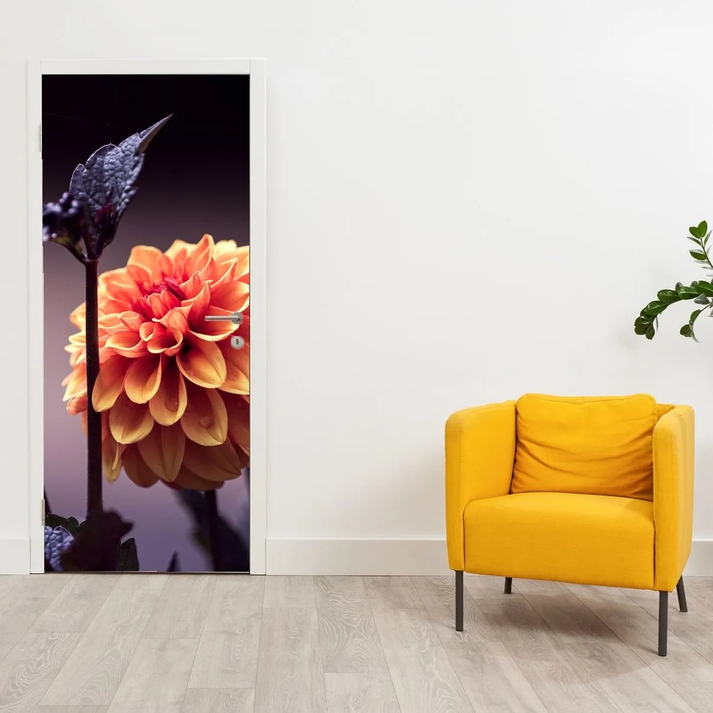 Fototapeta na dvere - Kvietok (95x205cm)