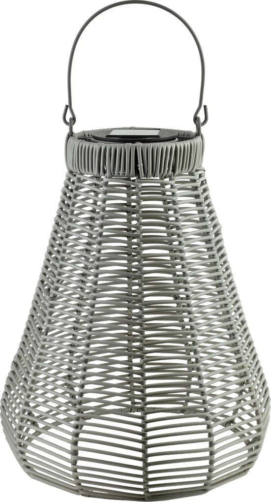 Solárny lampáš SOKKE 33/45 sivý