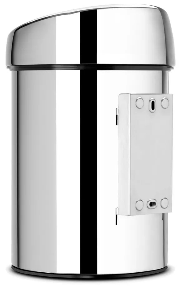 Dotykový oceľový odpadkový kôš v lesklo striebornej farbe 3 l Touch Bin – Brabantia