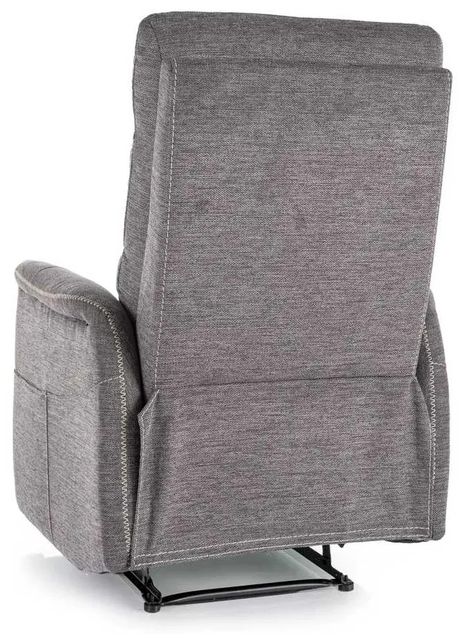 Masážne kreslo Vinci, tmavo sivá