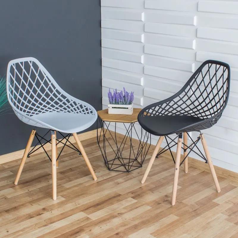 Dekorstudio Dizajnová stolička OSLO sivá Počet stoličiek: 1ks