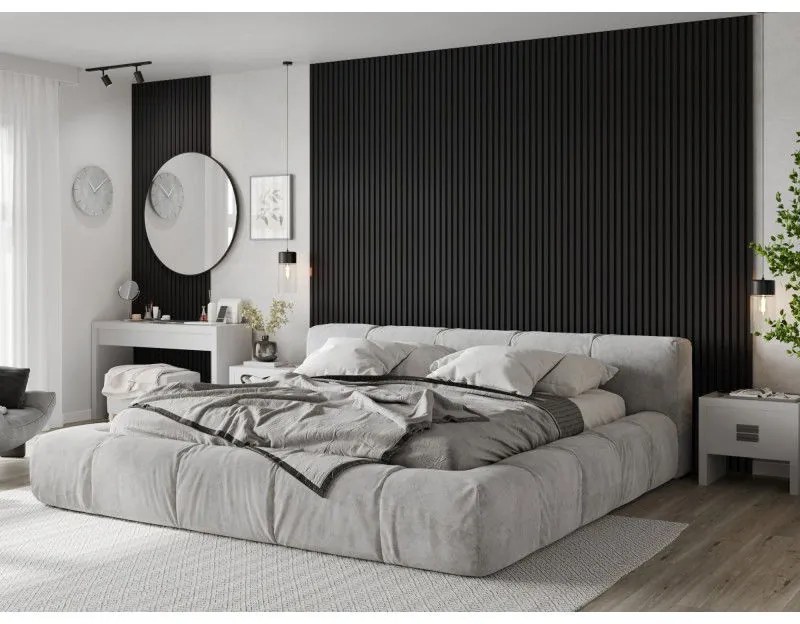 Mexen Lam-F, akustické stenové lamely 275 × 31,5 cm, filc 6 mm, čierna lesklá, S105-275317-2812-055