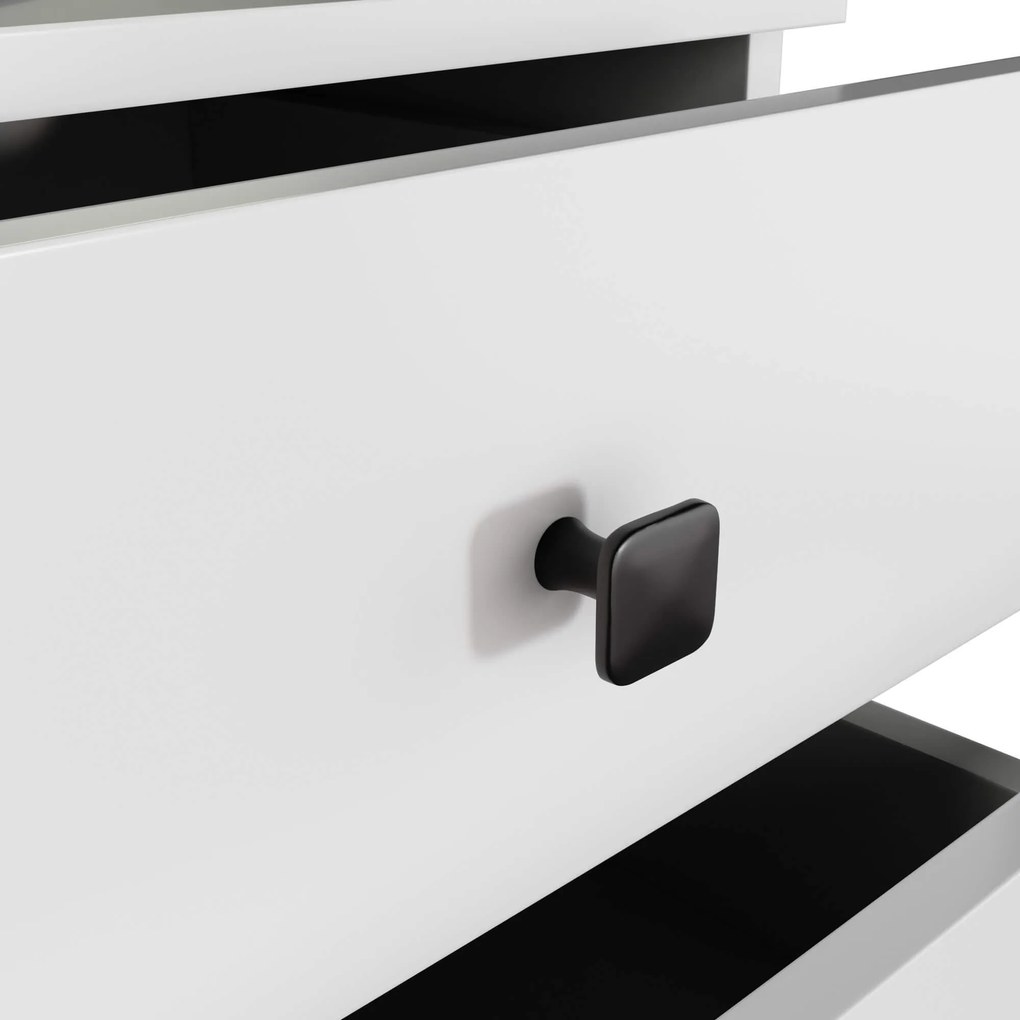 Komoda MOBI K-03 bílá/černá