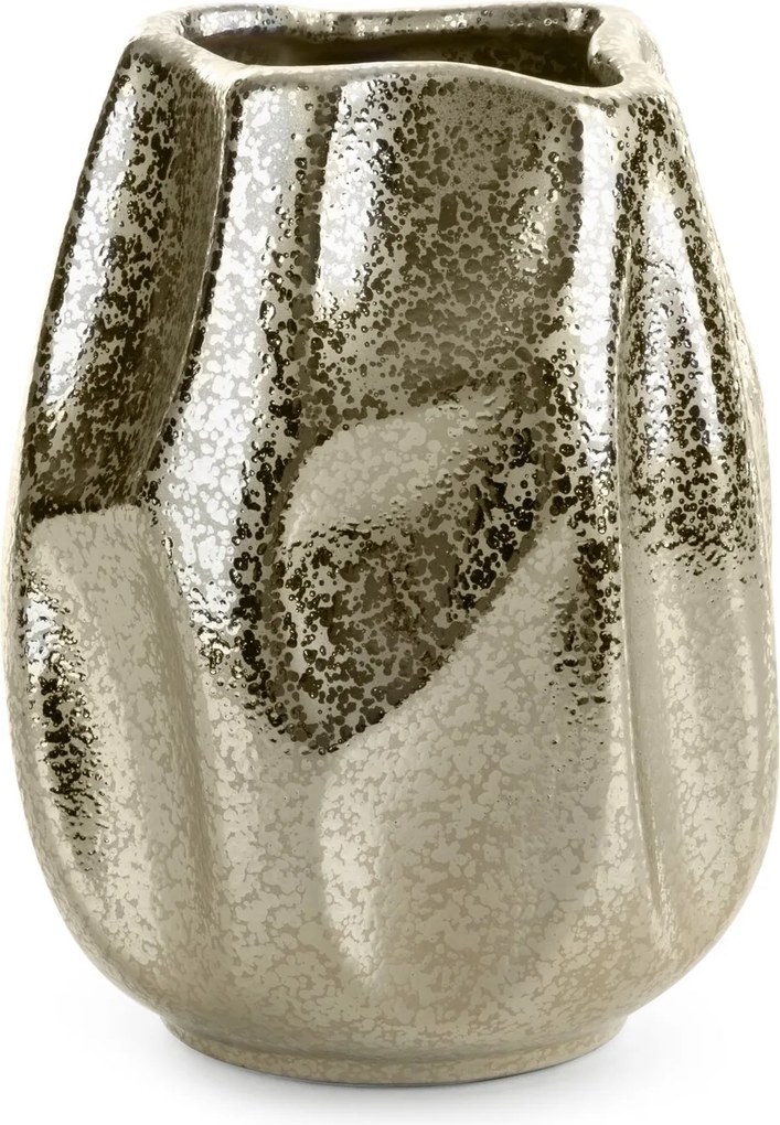KERAMICKÁ VÁZA SOPHIA 15X19 CM ŠAMPANSKÁ