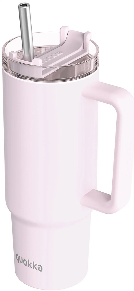 Nerezový termohrnček so slamkou Stream Light Pink 950 ml