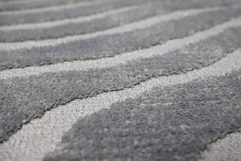 Koberec WAVE 170x240cm sivý