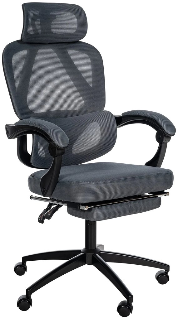 Design-Shop Kancelárska stolička Gander - Tmavo sivá