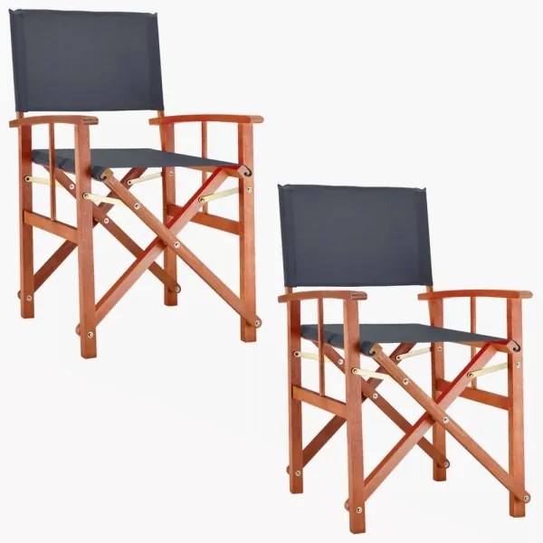 Skladacie kreslo Rejža antracit