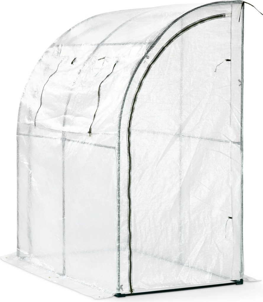 Ochranný stan na rastliny, určený na umiestnenie k stene