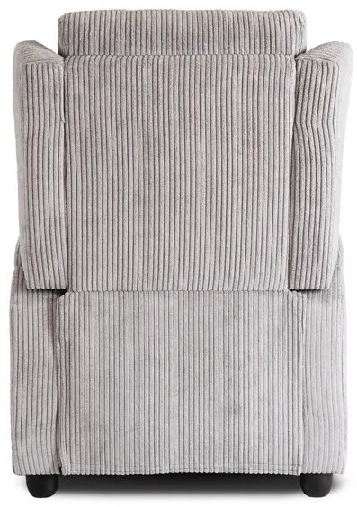 Kreslo DARIO sivé, z menčestru