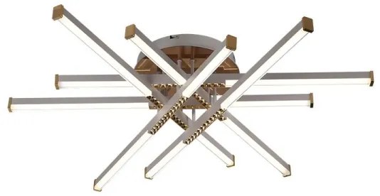 LED Stmievateľný prisadený luster LED/90W/230V 3000-6500K + diaľkové ovládanie