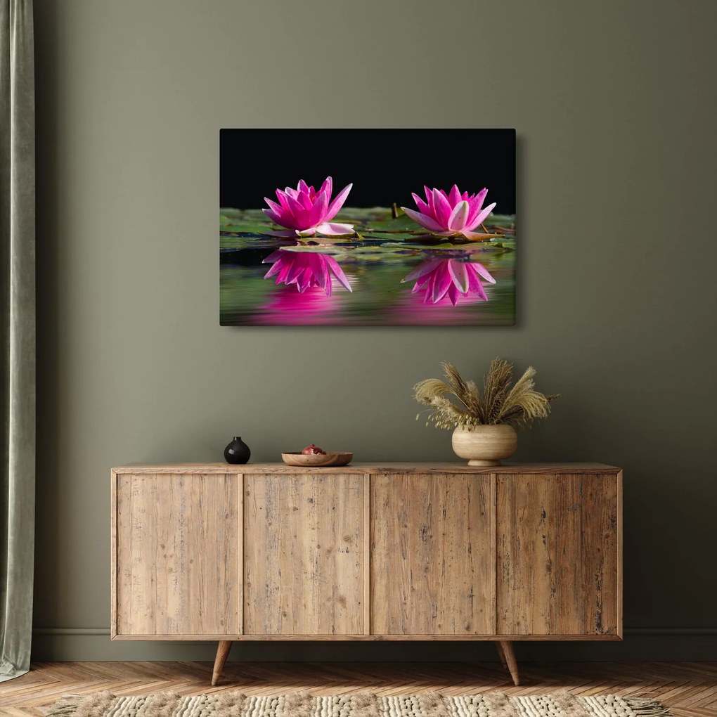 Obraz lekien na vode (90x60 cm)