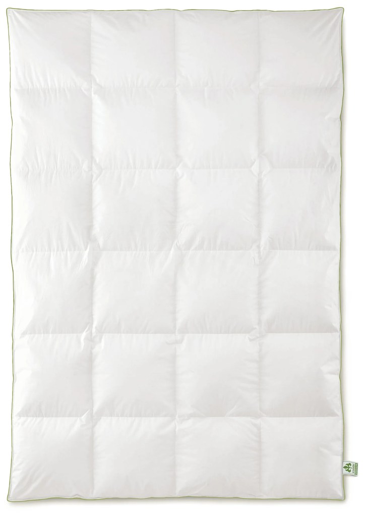 Kazetová páperová prikrývka irisette® greenline, štandardná veľkosť