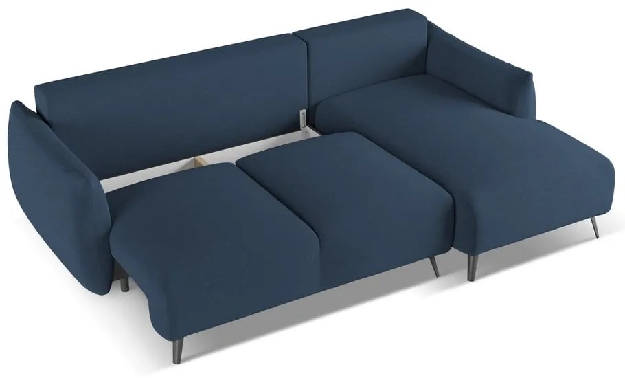 Modrá rohová pohovka (pravý roh) Malie – Makamii