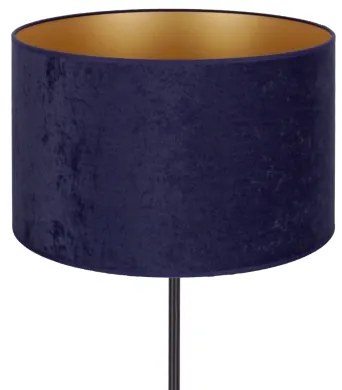 Duolla - Stolná lampa ROLLER 1xE14/15W/230V pr. 20 cm modrá/zlatá