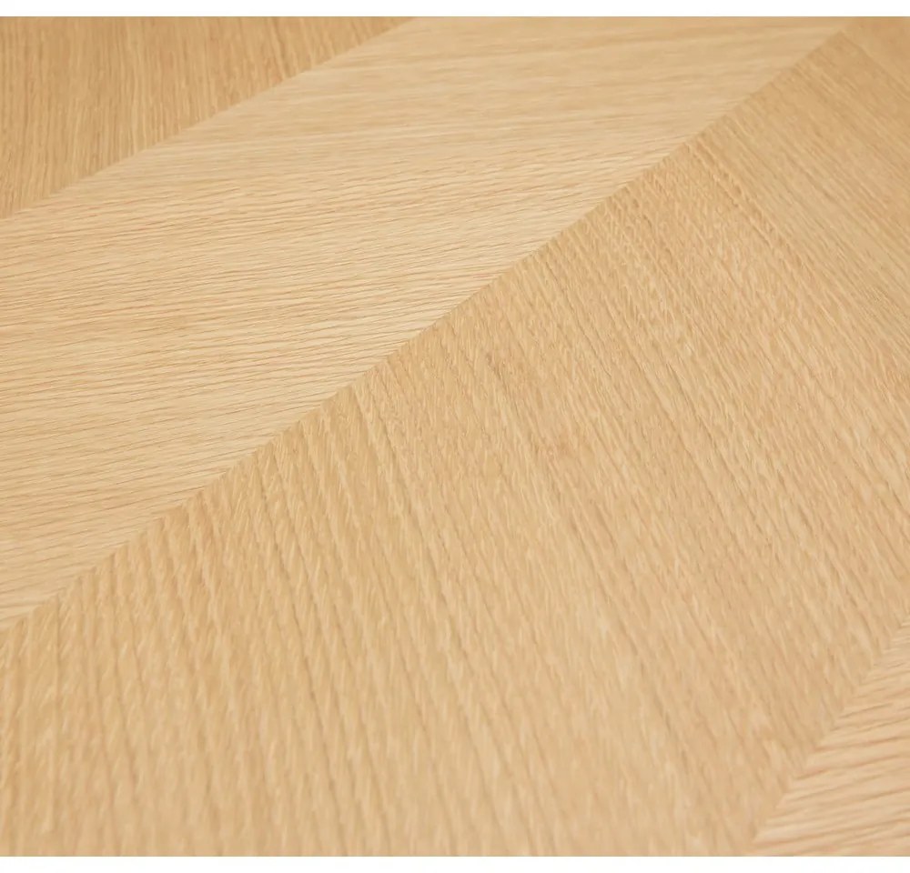 Jedálenský stôl v dekore duba v prírodnej farbe 80x160 cm Herringbone – Hübsch