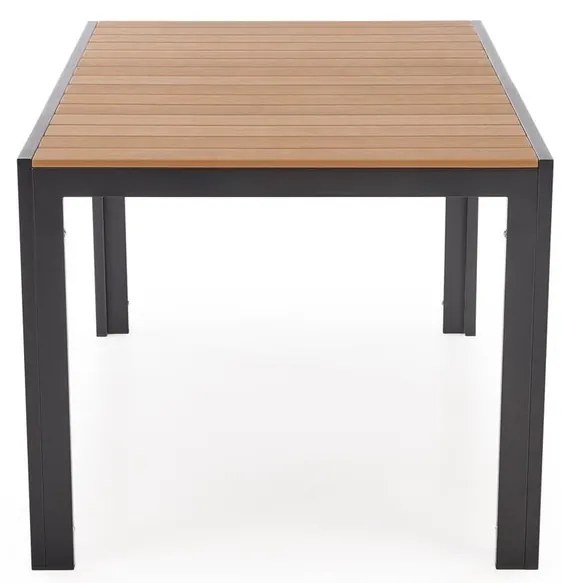 Záhradný stôl Fierro 150 cm hnedý/čierny