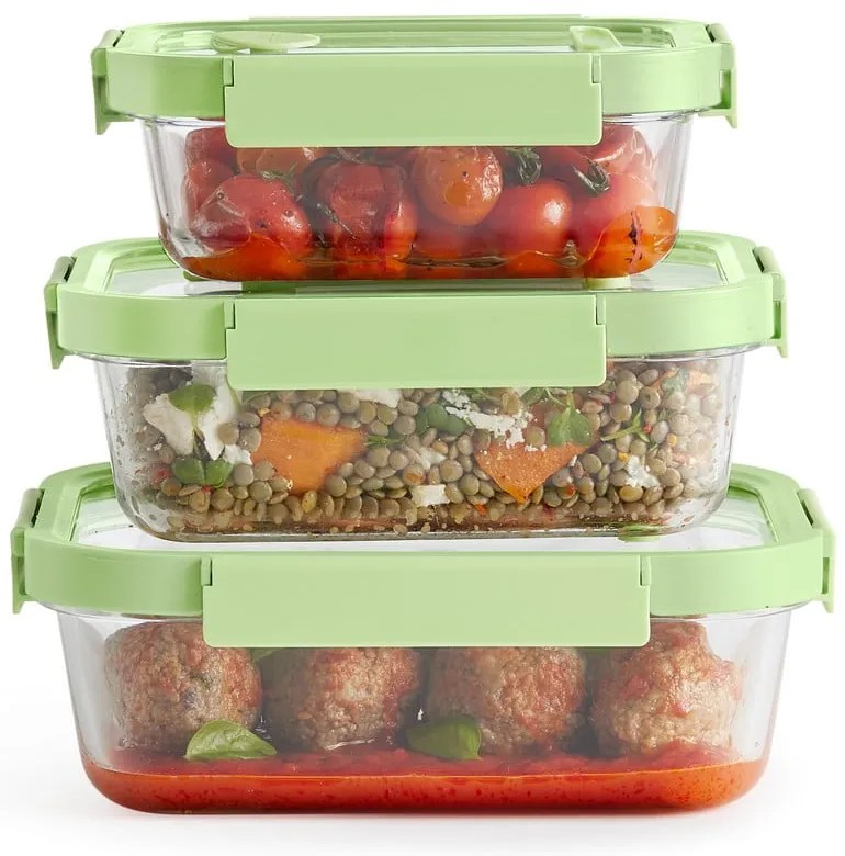 Potravinové škatuľky v súprave 3 ks – Lékué