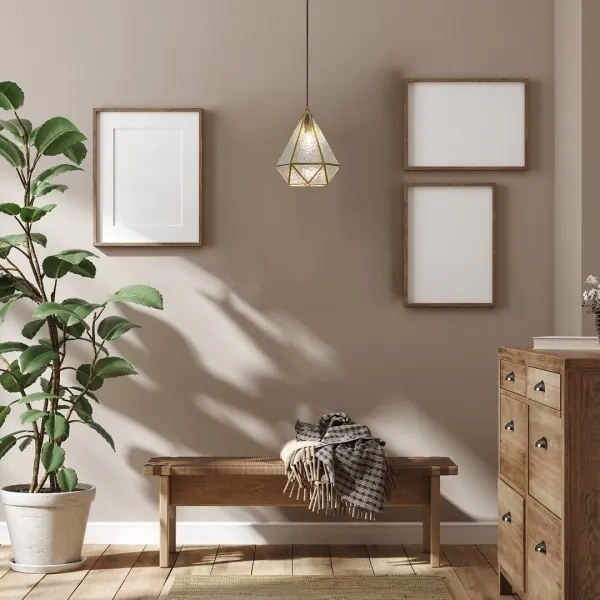 Rabalux 72245 - Luster na lanku NORAH 1xE14/40W/230V zlatá