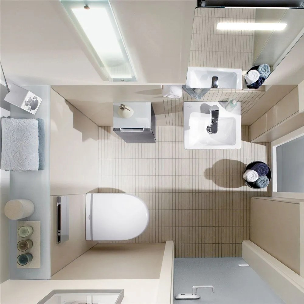 VILLEROY & BOCH Subway 2.0 Compact WC sedátko s poklopom, s funkciou QuickRelease a Softclosing, biela alpská, 9M69S101