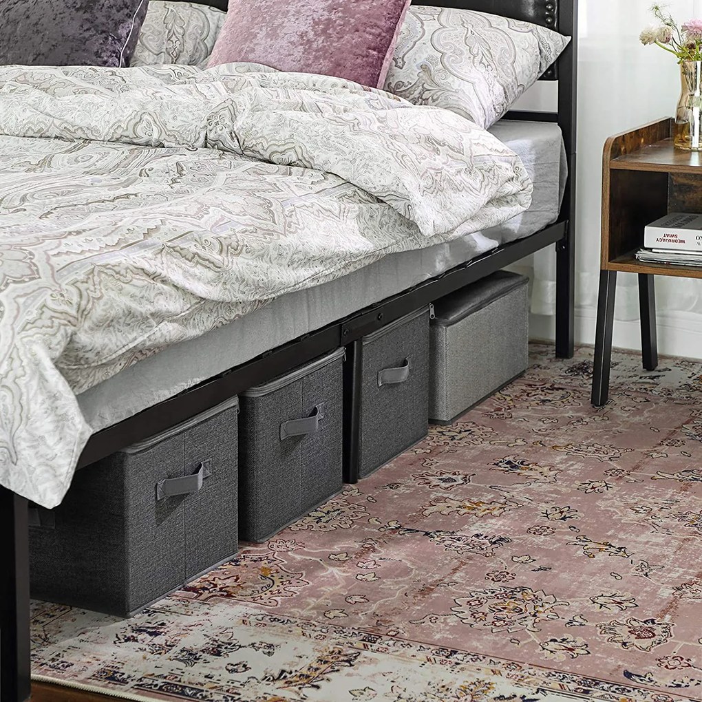 Úložný box Easy, sada 3ks, 30x25x40 cm, šedá