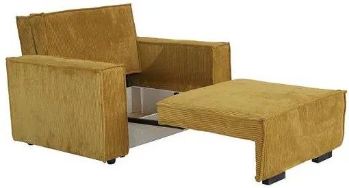 Rozkladacia pohovka Carivia Star II (horčicová) (s úl. priestorom). Vlastná spoľahlivá doprava až k Vám domov. 1122008