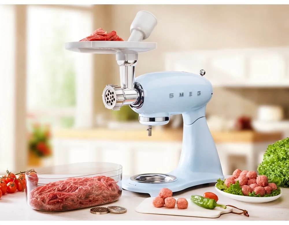 Svetlomodrý kuchynský robot Retro Style – SMEG