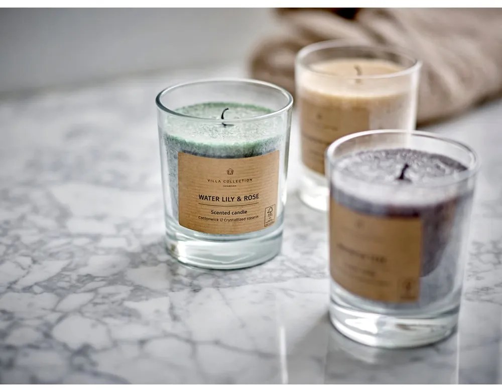 Vonná sviečka doba horenia 40 h Kras: Aqua &amp; Freesia – Villa Collection