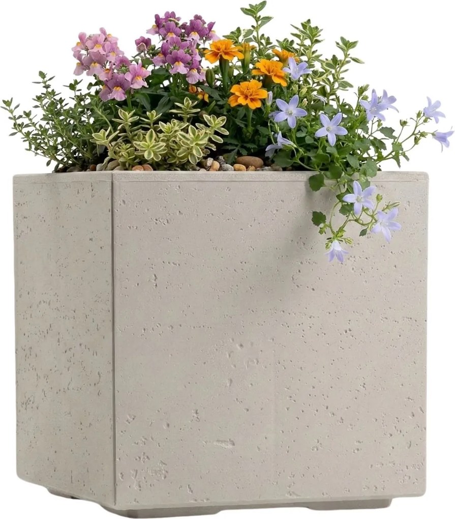 Kvetináč na kolieskach BETONIQUE 30x30 cm betón - výber z 8 prevedení