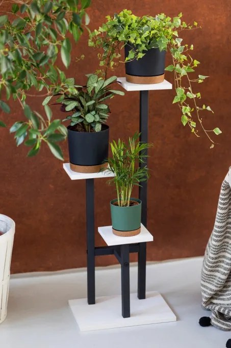 Stojan na kvety PEAK biely